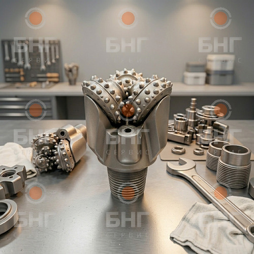 Долото буровое шарошечное 215,9 мм ТКЗ-ГАУ, Varel CH55MRS чертеж