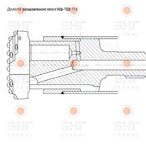 Долото раздвижное типа РД-108 изображение